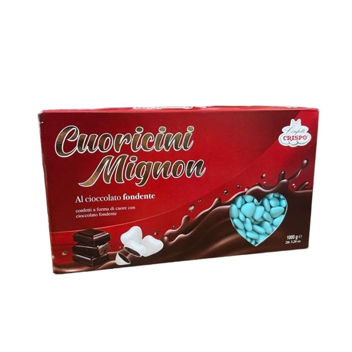 Crispo Confetti cuoricini Mignon celeste 1 Kg.