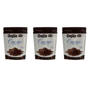 Emilia Zaini Sugared Cocoa Powder 120 g – Gluten-Free Resealable Bag, Perfect for Baking and Drinks_0