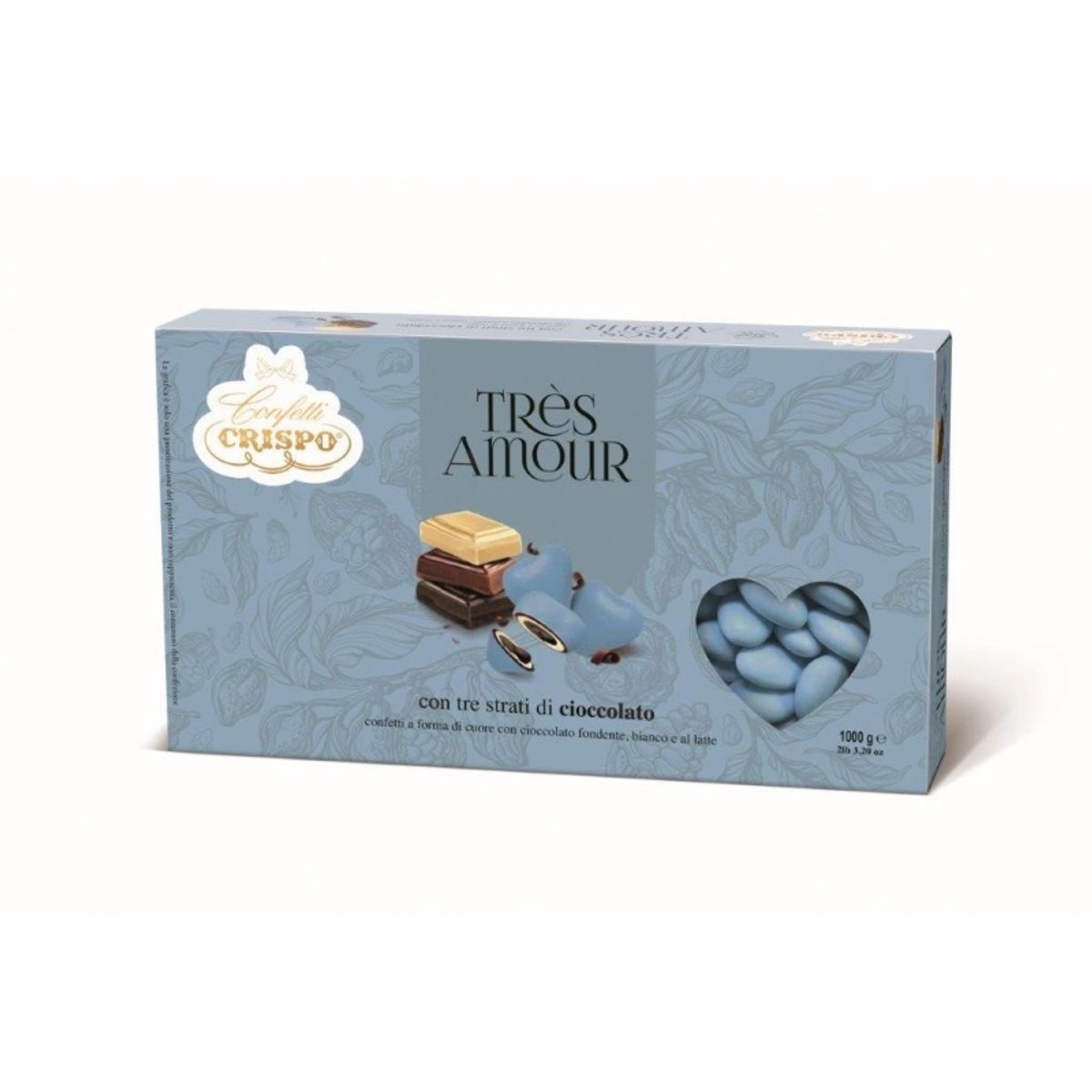 Crispo confetti Très Amour celeste 1 Kg.