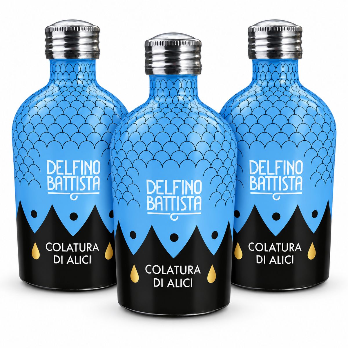 Delfino Battista Cetara Anchovy Colatura 250 ml - 3 pieces