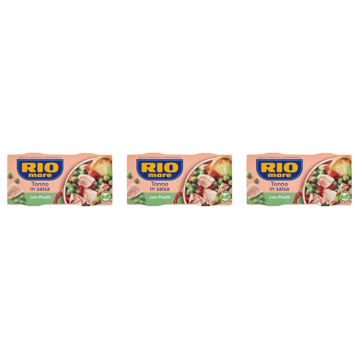 Rio mare Prêt au Goût Petits Pois et Thon 2 x 160 Gr.