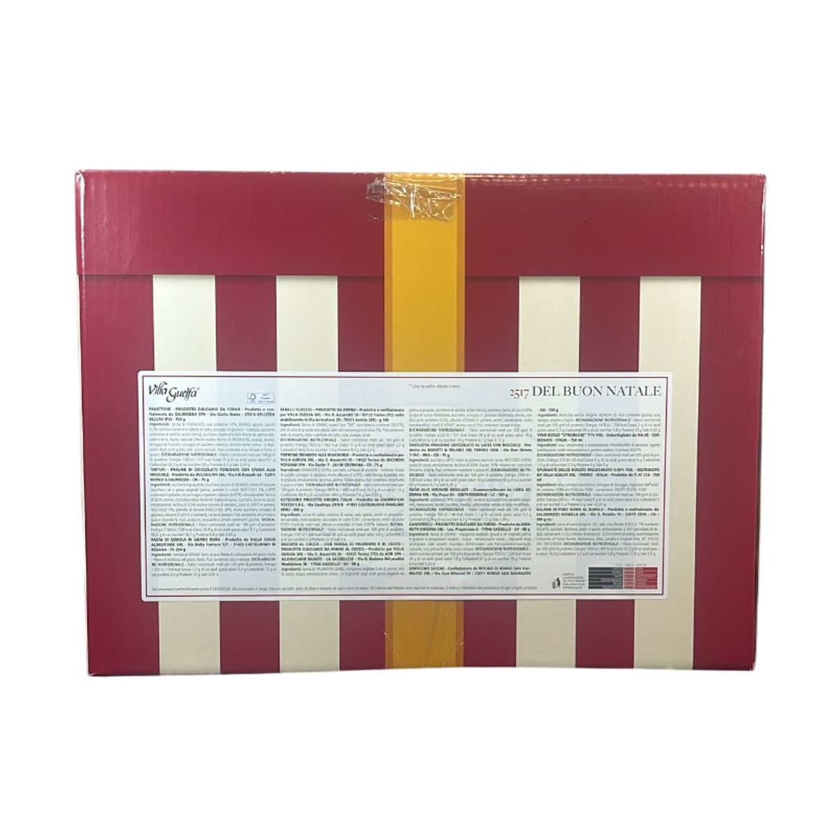 Villa Guelfa „Frohe Weihnachten“ Weihnachtskorb (15-teilig)