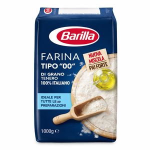 Barilla Farina di Grano Tenero Tipo 00 1 kg – Ideale per Tutte le Preparazioni