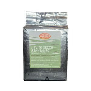 Molino Naldoni Levure Sèche Instantanée 500 g – Levure Active pour Pain et Pizza