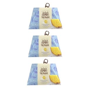 Tre Marie Panettone Capolavoro Bianco 800g – Panettone Italiano sin Pasas ni Frutas Confitadas, con Mantequilla y Azúcar Glas_0