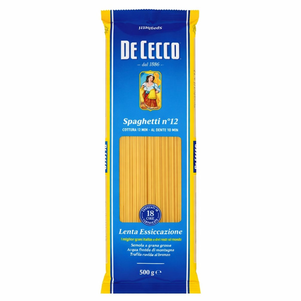 De Cecco Spaghetti n°12 500 Gr.