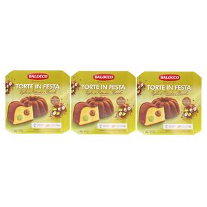 Balocco Torte in Festa Pistacho y Avellana 400 g – Bizcocho Italiano Relleno con Crema de Pistacho y Avellanas_0