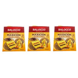 Balocco Maxiciok Caramel Panettone 800 g | Soft Italian Cake with Caramel Cream and Chocolate Chips_0