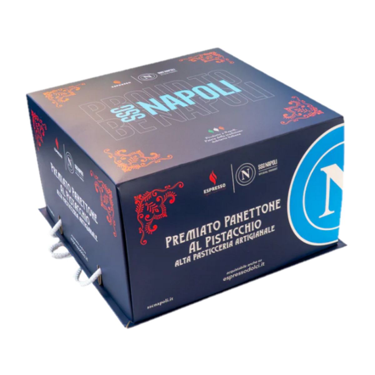 Preisgekrönter SSC Napoli Pistazien-Panettone 1 kg