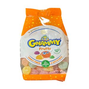 Gnammy Fruit Gummy Candies 150g – Vegan Gluten Free Soft Fruit Candies