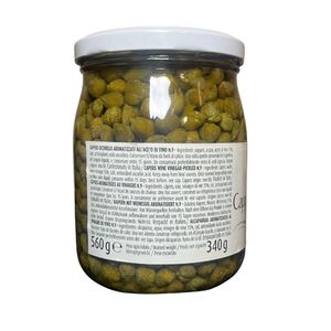 Robo Occhiello Capers in Wine Vinegar 560 g – Selected Capers for Professional Use_desktop_2
