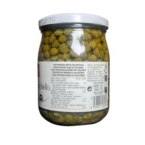 Robo Occhiello Capers in Wine Vinegar 560 g – Selected Capers for Professional Use_1