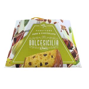Dais Panettone Pera y Chocolate 750 g – Suave Panettone Italiano con Relleno de Pera y Chocolate Negro