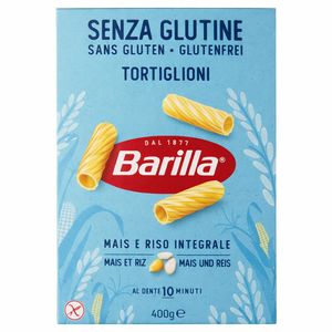 Barilla Pasta Tortiglioni Senza Glutine 400 g – Mais e Riso Integrale