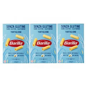Barilla Pasta Tortiglioni Senza Glutine 400 g – Mais e Riso Integrale_0