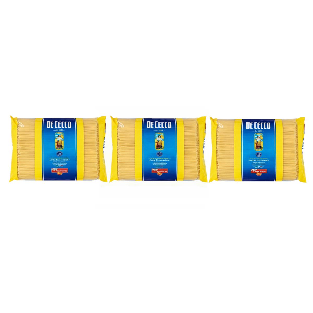 De Cecco Bucatini 3 Kg. - 3 Pieces