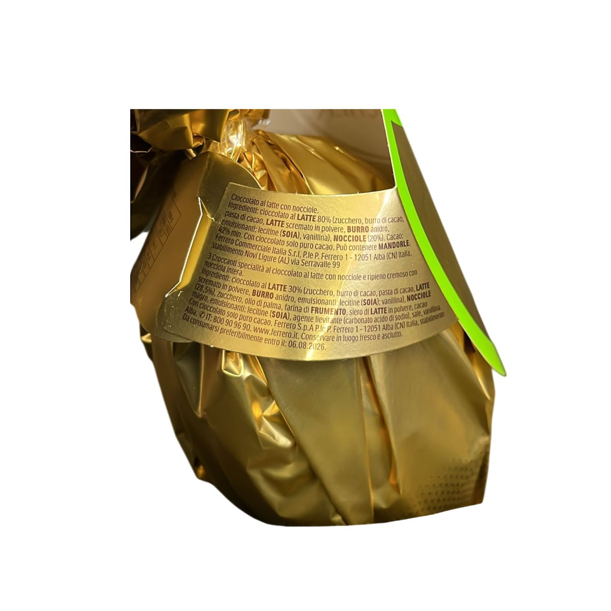 Ferrero Rocher Classic Ei Vollmilchschokolade mit Haselnüssen 212,5 g