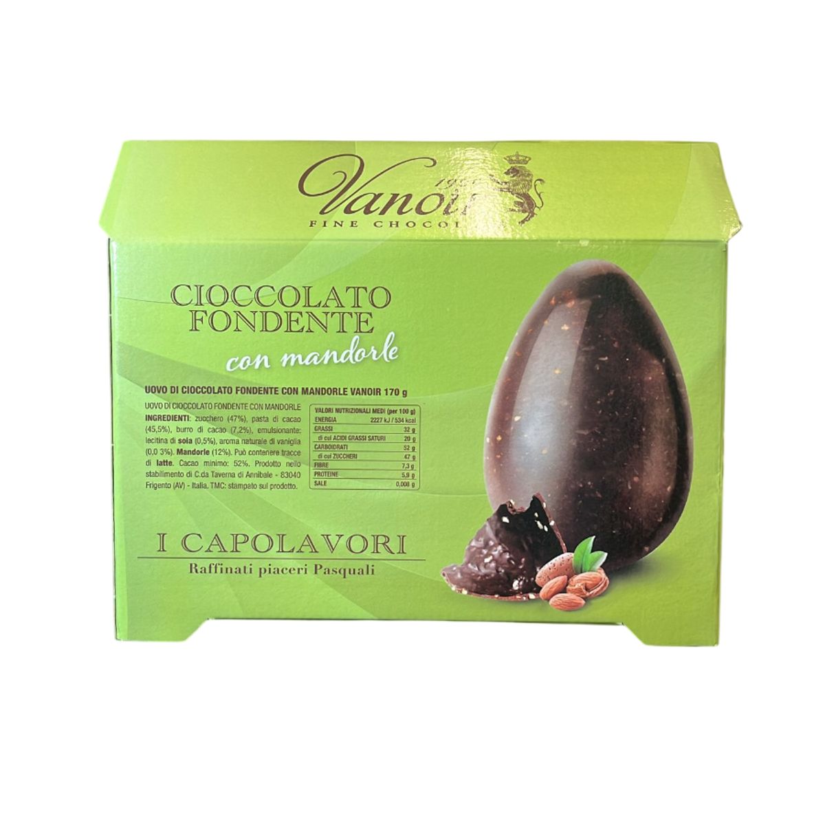 Vanoir I Capolavori 3 Eier Zartbitter-, Weiß- und Vollmilchschokolade 510 g