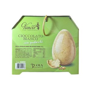 Vanoir I Capolavori 3 Schokoladen-Ostereier 510 g – Dunkel, Weiß und Vollmilch_1