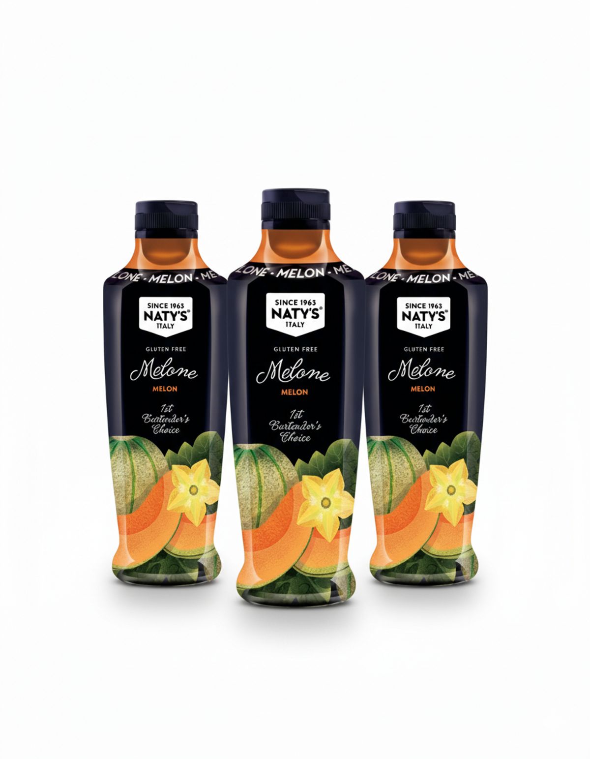 Naty's Polpa di Frutta al Melone 750 ml. - 3 Pezzi