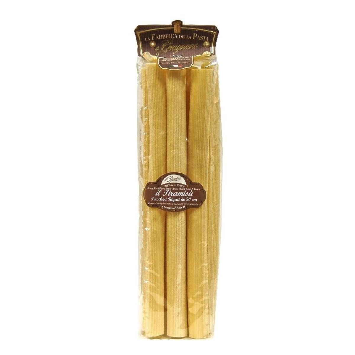 La Fabbrica della Pasta di Gragnano "Tiramisu paccheri rigati" Pasta di Gragnano IGP 500 Gr.