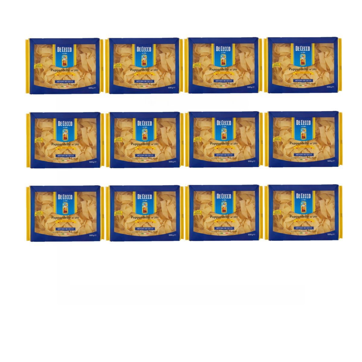 De Cecco Pappardelle n° 201 500 Gr. - 12 pièces