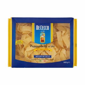 De Cecco Pappardelle n° 201 500 g – Pâtes de Semoule de Blé Dur Tréfilées au Bronze