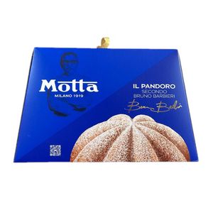 Motta The Pandoro by Bruno Barbieri 800g – Soft Italian Cake with Butter, Vanilla and Wildflower Honey, A Gourmet Christmas Classic