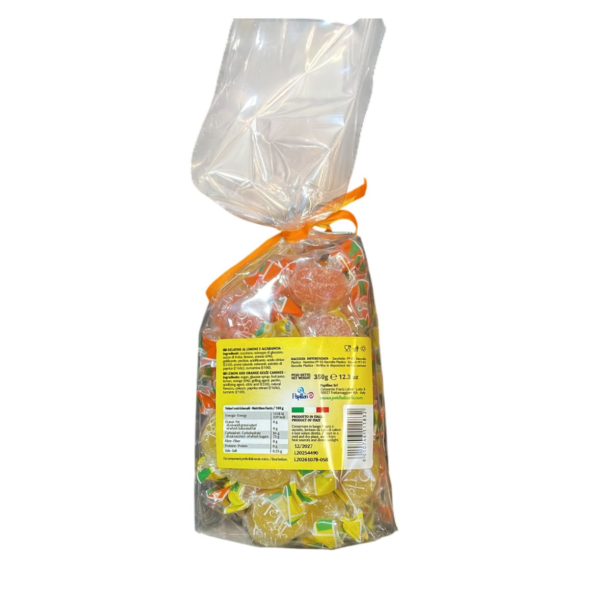 Perle Di Sole Lemon and Orange Jellies 350 Gr
