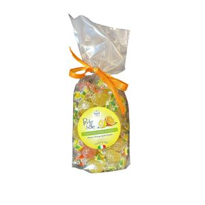 Perle di Sole Lemon and Orange Jelly Candies 350 g – Citrus Gummy Sweets