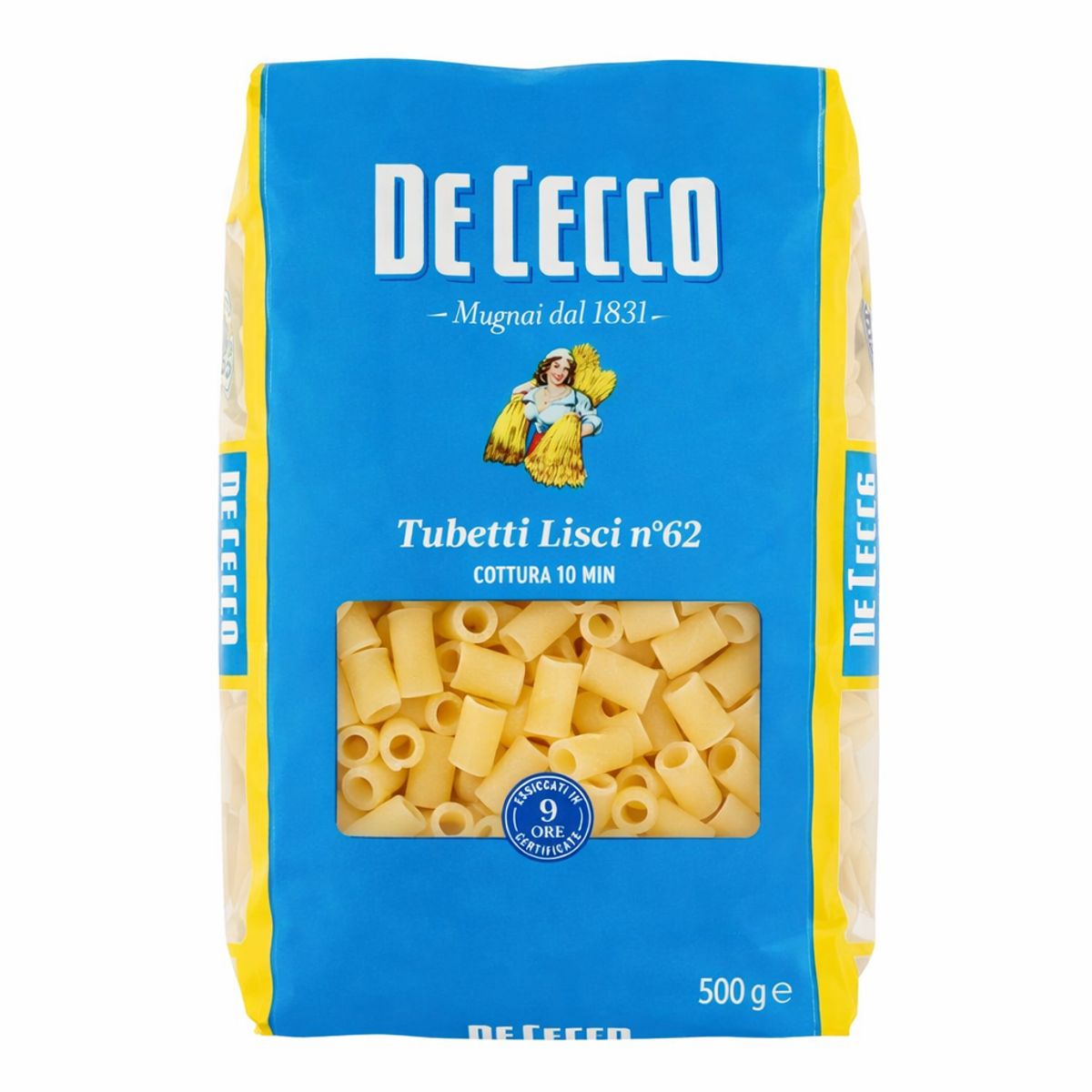 De Cecco Tubetti Lisci n°62 500 Gr.