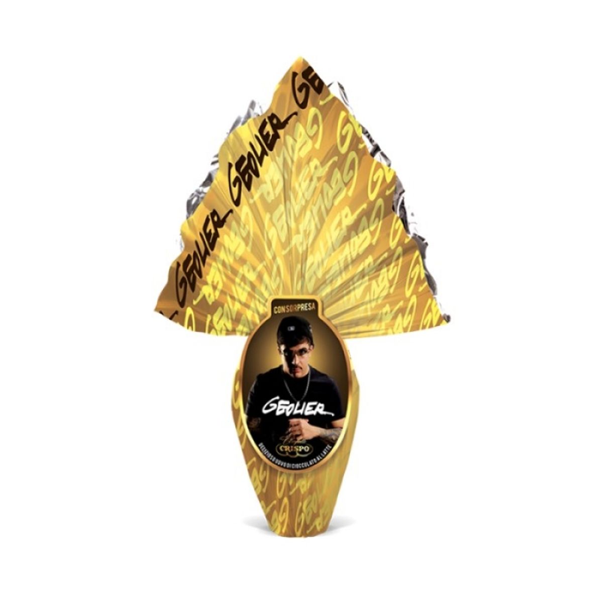Crispo Uovo di Pasqua Geolier 220 Gr