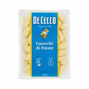 De Cecco Gnocchi de Pommes de Terre 500 g – Gnocchi Frais Prêts en 2 Minutes (Shelf Life 15/04/26)