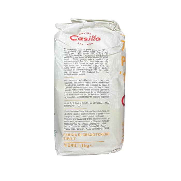 Molino Casillo Type 1 Flour W240 1 Kg - You Dream Italy