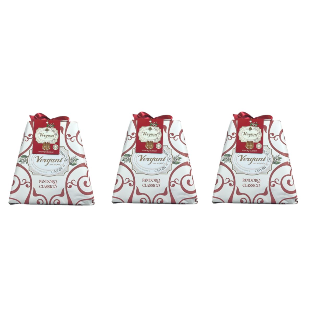 Vergani Pandoro Classico 1kg – The soft and fragrant Christmas cake of Milanese tradition since 1944 | Italian artisan quality - 3 pieces