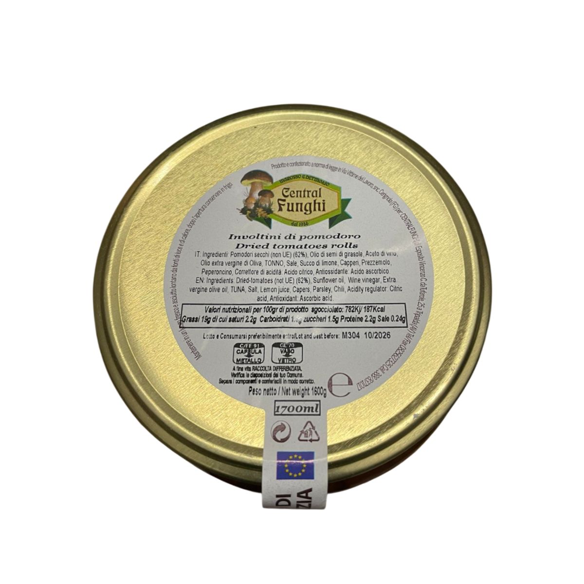 Central Mushroom Tomato Rolls 1.6 kg