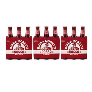 Birra Moretti La Rossa 7.2° – Amber Double Malt Beer 3 x 33 cl_0