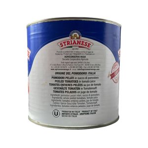 Strianese Pomodori Pelati 2500 g – Polpa Intera di Pomodoro Italiano per Uso Professionale_desktop_2