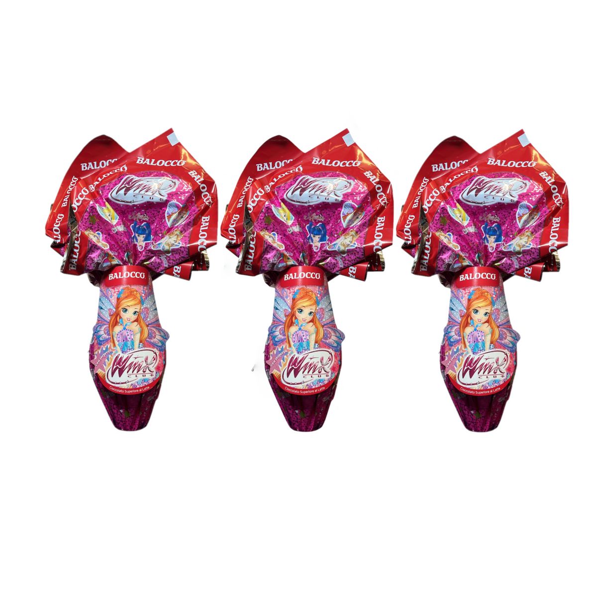 Balocco Uovo Winx 240 Gr - 3 Pezzi