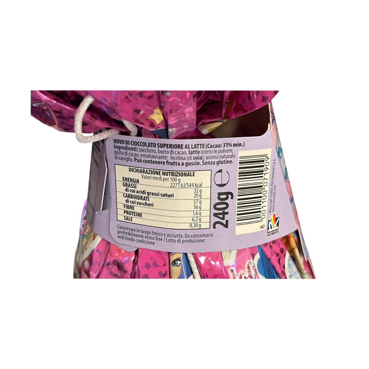 Balocco Uovo Winx 240 Gr