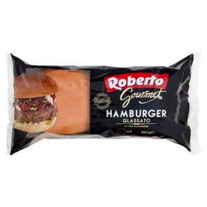 Roberto hamburger gourmet 4 paninis 300 Gr.
