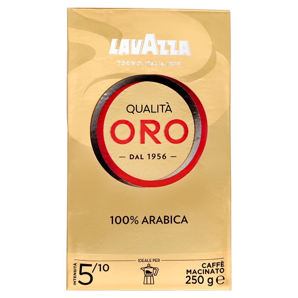 Lavazza Qualità Oro Ground Coffee 250g - Premium Arabica Blend