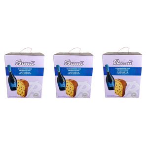 Bauli Il Panettone con Prosecco DOC Astoria – Edizione Regalo 700g + 75cl | Dolce natalizio artigianale con lievitazione naturale e spumante italiano di qualità_0