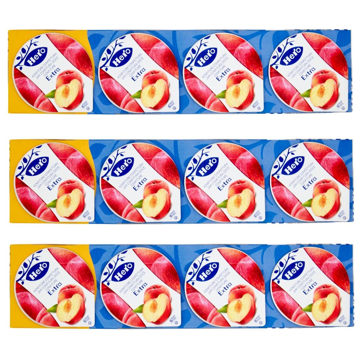 Hero Confettura Extra di Pesche 4 x 25 Gr.