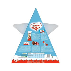 Kinder Calendrier de l’Avent Étoile 149 g – Calendrier de Noël avec Chocolats Kinder Assortis | Édition Limitée de Fêtes_1