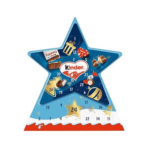 Kinder Calendrier de l’Avent Étoile 149 g – Calendrier de Noël avec Chocolats Kinder Assortis | Édition Limitée de Fêtes