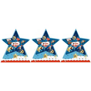 Kinder Calendrier de l’Avent Étoile 149 g – Calendrier de Noël avec Chocolats Kinder Assortis | Édition Limitée de Fêtes_0
