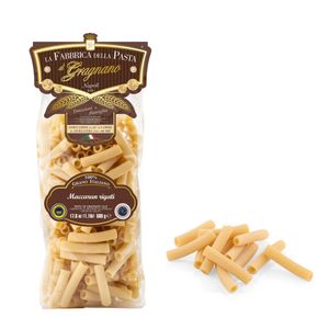 La Fabbrica della Pasta di Gragnano " Maccarun rigati" pasta di gragnano IGP 500 Gr.