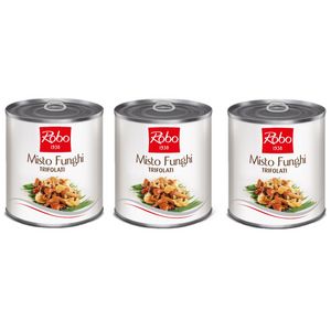 Robo Sautéed Mixed Mushrooms in Tin 780 g – Ready Mushrooms for Pizza and Professional Cooking_0