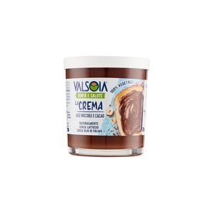 Valsoia Hazelnut and Cocoa Cream 100% Vegetable 200 Gr